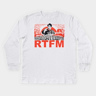 Moss - RTFM Kids Long Sleeve T-Shirt